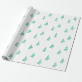 Weihnachtsbaumwrapping Paper Geschenkpapier (Ungerollt)