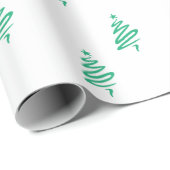 Weihnachtsbaumwrapping Paper Geschenkpapier (Rolleneckpunkt)