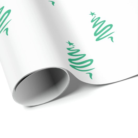Weihnachtsbaumwrapping Paper Geschenkpapier (Rolleneckpunkt)