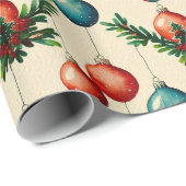 Weihnachtsbaumwrapping Paper Geschenkpapier (Rolleneckpunkt)