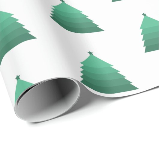 Weihnachtsbaumwrapping Paper Geschenkpapier (Rolleneckpunkt)