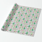 Weihnachtsbaumwrapping Paper Geschenkpapier (Ungerollt)
