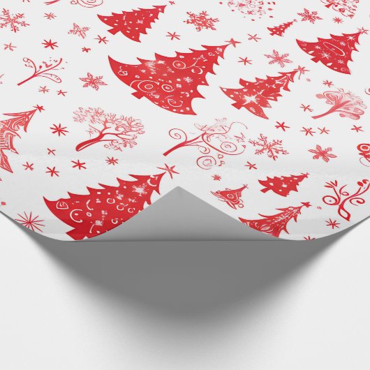Weihnachtsbaumwrapping Paper Geschenkpapier (Ecke)