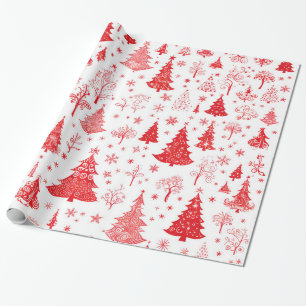 Weihnachtsbaumwrapping Paper Geschenkpapier