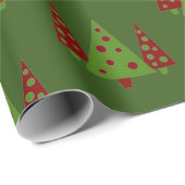 Weihnachtsbaumwrapping Paper Geschenkpapier (Rolleneckpunkt)