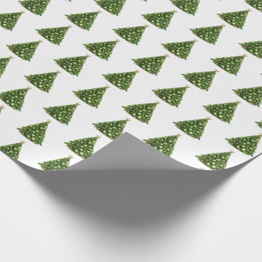 Weihnachtsbaumwrapping Paper Geschenkpapier (Ecke)