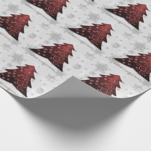 Weihnachtsbaumwrapping Paper Geschenkpapier (Ecke)