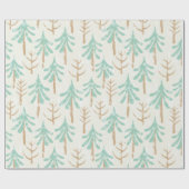 Weihnachtsbaumwrapping Paper Geschenkpapier (Flach)