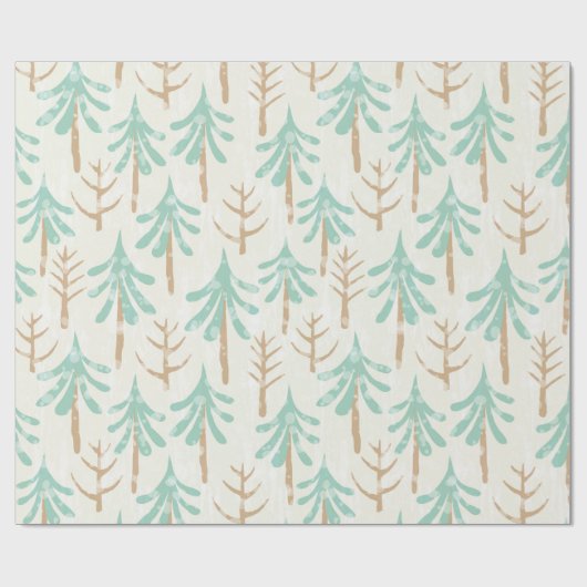 Weihnachtsbaumwrapping Paper Geschenkpapier (Flach)