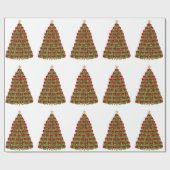 Weihnachtsbaumwrapping Paper Geschenkpapier (Flach)
