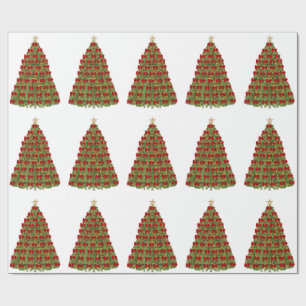 Weihnachtsbaumwrapping Paper Geschenkpapier