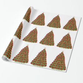 Weihnachtsbaumwrapping Paper Geschenkpapier