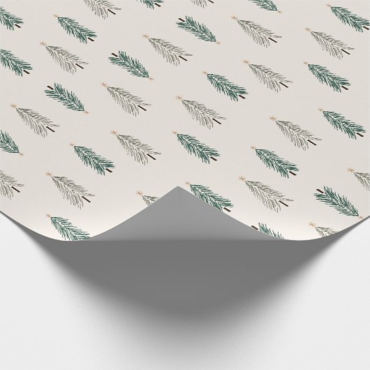 Weihnachtsbaumwrapping Paper Geschenkpapier (Ecke)