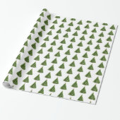 Weihnachtsbaumwrapping Paper Geschenkpapier (Ungerollt)