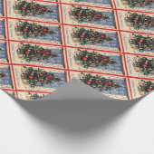 Weihnachtsbaumwrapping Paper Geschenkpapier (Ecke)