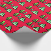 Weihnachtsbaumwrapping Paper Geschenkpapier (Ecke)