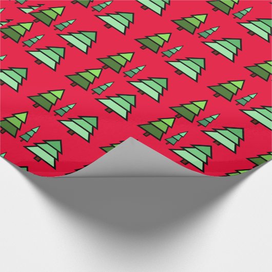 Weihnachtsbaumwrapping Paper Geschenkpapier (Ecke)