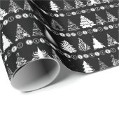 Weihnachtsbaumwrapping Paper Geschenkpapier (Rolleneckpunkt)