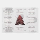 Weihnachtsbaumwrapping Paper Geschenkpapier Set (Vorderseite 3)