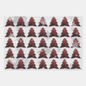 Weihnachtsbaumwrapping Paper Geschenkpapier Set (Vorderseite 2)