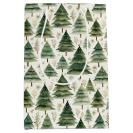 Weihnachtsbaumwrapping Paper Mittlere Geschenktüte