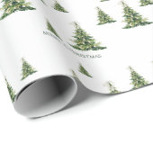 Weihnachtsbaumwrapping Paper | Personalisierbar Geschenkpapier (Rolleneckpunkt)