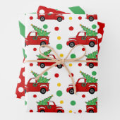 Weihnachtsbaumwrapping Paper Set Geschenkpapier Set (Beispiel)