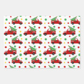 Weihnachtsbaumwrapping Paper Set Geschenkpapier Set (Vorderseite)