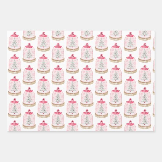 Weihnachtsbaumwrapping Paper Sheets Geschenkpapier Set (Vorderseite 2)