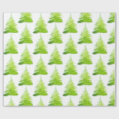 Weihnachtsbaumwrapping-Papier für grünen Glitzer Geschenkpapier (Flach)