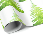 Weihnachtsbaumwrapping-Papier für grünen Glitzer Geschenkpapier (Rolleneckpunkt)
