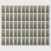 Weihnachtsbaumwrapppapier Geschenkpapier (Flach)