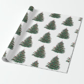 Weihnachtsbaumwrapppapier Geschenkpapier (Ungerollt)