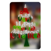 Weihnachtsbaumwünsche Magnet (Vertikal)