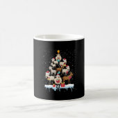 Weihnachtsbaumziegen T Shirt Kaffeetasse (Mittel)