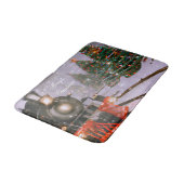 Weihnachtsbaumzug Badematte (Schrägansicht)