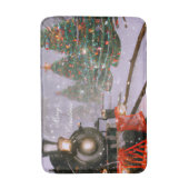 Weihnachtsbaumzug Badematte (Vorderseite Vertikal)