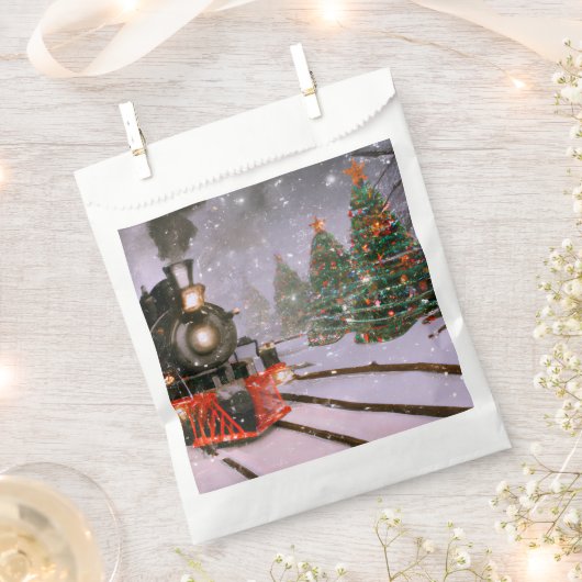 Weihnachtsbaumzug Geschenktütchen (Ausgeschnitten)