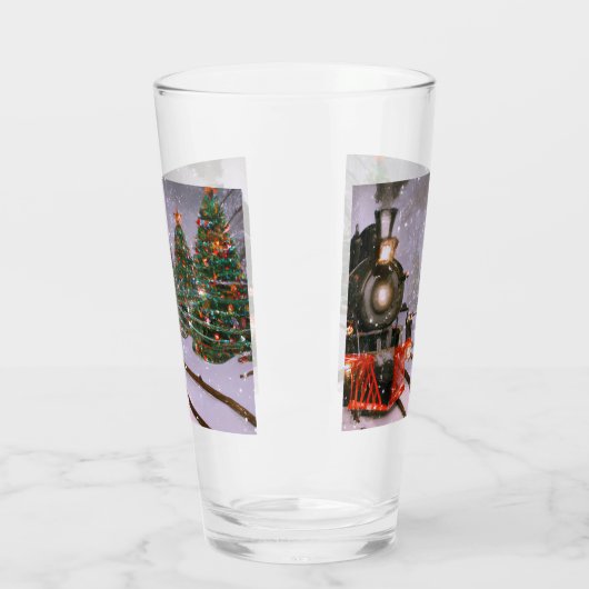 Weihnachtsbaumzug Glas (Links)