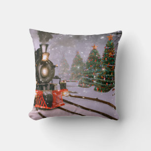 Weihnachtsbaumzug Kissen