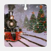 Weihnachtsbaumzug Metal Ornament Aus Metall (Vorderseite)