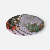 Weihnachtsbaumzug Pappteller (Schrägansicht)