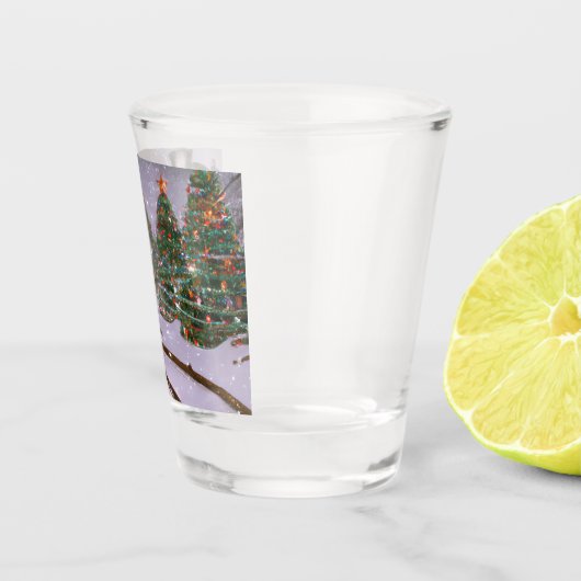 Weihnachtsbaumzug Schnapsglas (Rechts)