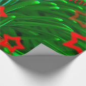 Weihnachtsbaumzweig Geschenkpapier (Ecke)