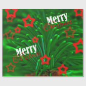 Weihnachtsbaumzweig Geschenkpapier (Flach)