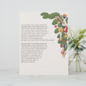 Weihnachtsbaumzweig mit Angel, richtig (Stehend Vorderseite)