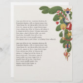 Weihnachtsbaumzweig mit Angel, richtig (Vorne/Hinten)