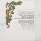 Weihnachtsbaumzweig mit Angel, verlassen (Vorderseite)