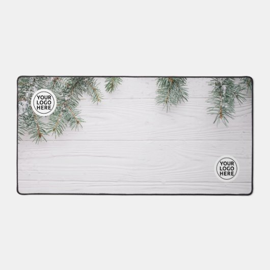 Weihnachtsbaumzweige Desk Mat Mouse Pad Schreibtischunterlage (Vorderseite)