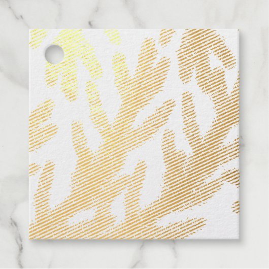 Weihnachtsbaumzweige Geschenkanhänger (Vorderseite)